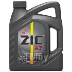 Моторное масло ZIC X7 LS 5W30 (6L) API SN, C3, MB 229.51, BMW LL-04, VW 502/505 172619