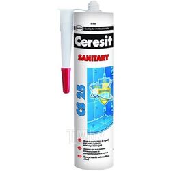 Герметик санитарный Ceresit CS 25 прозрачный (280 мл)