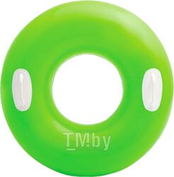 Надувной круг для плавания с ручками Hi-Gloss, 76 см, INTEX (от 8 лет, без возможности выбора цвета)