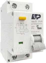 Дифференциальный автомат ETP АД-12 1P+N 20A/10мА (С) / 19004