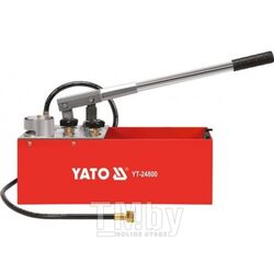 Ручной насос для проверки давления 490х160х165мм, 0-5MPa, G1/2, 12л. Yato YT-24800