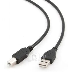 Кабель USB 2.0 Pro CABLEXPERT CCP-USB2-AMBM-15, 4.5м, черный