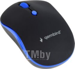 Мышь Gembird MUSW-4B-03-B (черный/синий)