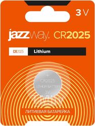 Батарейка CR2025 3V lithium 1шт. JAZZWAY