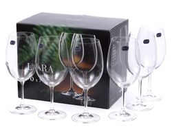 Набор бокалов для вина стеклянных "Lara" 6 шт. 540 мл Crystalex
