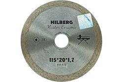 Алмазный диск 115 Hilberg Master Ceramic 115*8,3*20 Толщина реж. кромки 1.7 mm