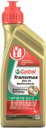 Трансмиссионное масло Castrol Transmax Dex III Multivehicle 157AB3 / 4008177071782 (1л)