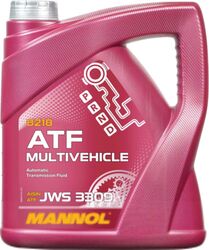Трансмиссионное масло Mannol ATF Multivehicle OEM JWS 3309 / MN8218-4 (4л)