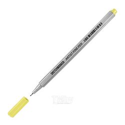 Ручка капиллярная 0.4 мм, лимонный Sketchmarker AFP-LEM
