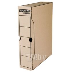 Короб архивный Bankers Box "Basic" 80x260x312, гофрокартон Fellowes FS-00103