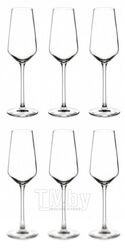 Набор бокалов для шампанского стеклянных "ultime" 6 шт. 210 мл Cristal Darques N4307