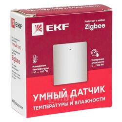 Умный датчик температуры и влажности Zigbee EKF Connect is-th-nd-zb