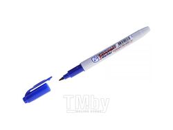 Маркер перманентный Crown "Multi Marker Super Slim" синий, пулевидный (толщ. линии 1.0 мм. Цвет синий) (CROWN маркеры)