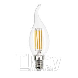 Светодиодная (LED) FIL Свеча на ветру Лампа Smartbuy-C37-8W/4000/E27 (SBL-C37FCan-8-40K-E27)