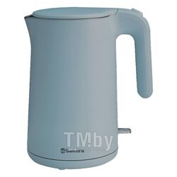 Чайник электр SA-2169BL Premium (1.5) серо-голубой