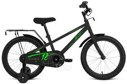 Детский велосипед с ручкой Forward Meteor 14 2023 / IB3FF1125XBKXXX (черный)