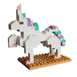 Ластик "IWAKO BLOCKS Unicorn", блистер ER-GLB315
