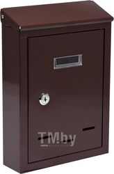 Ящик металлический почтовый 285х200х60мм коричневый Vorel 78542