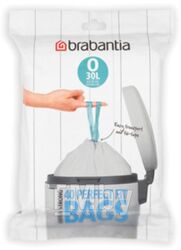 Пакеты для мусора Brabantia PerfectFit O 30л / 124846 (40шт, белый)