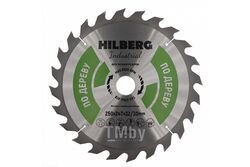 Диск пильный Hilberg серия Industrial Дерево 250x24Тx32/30 HW253