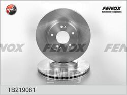 Диск тормозной Hyundai Santa Fe 01-06, Trajet 00- 294x26x5, Передний FENOX TB219081