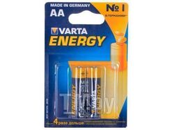 Набор батареек алкалиновых VARTA ENERGY AA LR6, 1,5В, упаковка 2 шт VARTA 04106213412