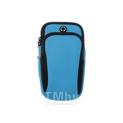 Сумка для телефона с креплением на руку 100-180 мм, голубой BRADEX SF 0739