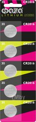Батарейка CR2016 3V lithium 5 шт (блистер) ФАZА (Литиевые)