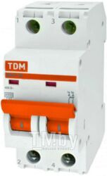 Автоматический выключатель ВА47-29 2Р 10А 4,5кА х-ка С TDM SQ0206-0091