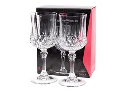 Набор бокалов стеклянных "Longchamp" 2 шт. 250 мл Cristal Darques