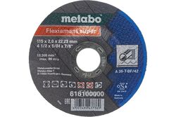 Круг отрезной 115x2,0x22,2 для металла, Metabo 616100000