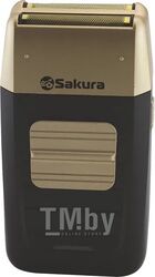 Бритва электрическая SAKURA [SA-5426BK] черная, 2 сетки, сухое бритье, аккумулятор