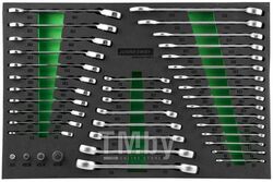 Набор ключей гаечных и адаптеров в EVA ложементе 560х400 мм, 39 предметов JONNESWAY W60246139SV