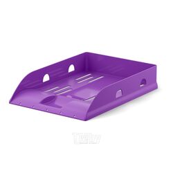 Лоток для бумаг пластиковый ® Base, Vivid, фиолетовый Erich Krause 57935