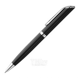 Ручка шарик/автомат "Shadow" 1,0 мм, метал., черный/серебристый, стерж. синий UMA 0-8320