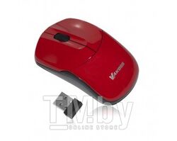Мышь Wireless беспроводная 1200dpi Red VAKOSS TM-655UR