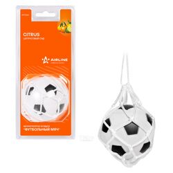 Ароматизатор подвесной Футбольный мяч цитрусовый сад AIRLINE AFFO061