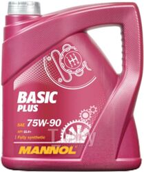 Трансмиссионное масло Mannol Basic Plus 75W90 GL-4+ / MN8108-4 (4л)