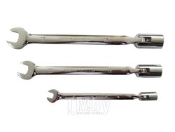Ключ комбинированный шарнирный торцовый+рожковый 15мм Partner PA-FS315(75315)