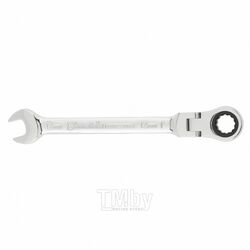 Ключ комбинированный трещоточный, 12мм, CrV, шарнирный, зерк.хром MATRIX PROFESSIONAL 14864