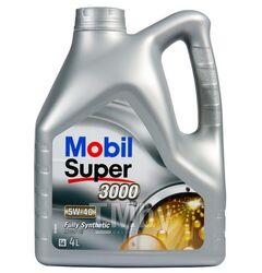 Моторное масло синт. MOBIL Super 3000 X1 Diesel 5W40 (4L) API CF, ACEA A3/B3/B4, MB 229.3 152572