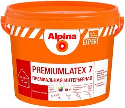 Краска для внутренних работ Alpina EXPERT Premiumlatex 7 База 3, 9,4л