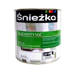 Эмаль универсальная Sniezka Supermal белая RAL9003, 5л