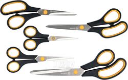 Набор ножниц универсальных, 5 пр: 140, 170, 190, 220, 250 мм Vorel 76314