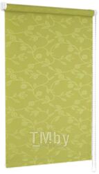 Рулонная штора Delfa Сантайм Жаккард Версаль СРШ-01М 8705 (43x170, зеленый)