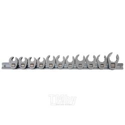 Набор разрезных ключей KING TONY 3/8"&1/2" (воронья лапка), 10-22 мм, 11 предметов 1E11MR