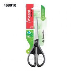 Ножницы канцелярские Maped Essentials Green / 468010 (17см, черный/серый)