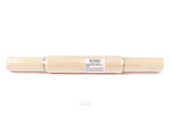 Скалка деревянная (береза) с ручками 32 см (арт. BB101263, код 044986)