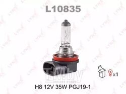 Лампа галогенная H8 12V 35W PGJ19-1 LYNXauto L10835