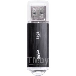 USB Flash Silicon-Power Blaze B02 32 Гб SP032GBUF3B02V1K (черный)